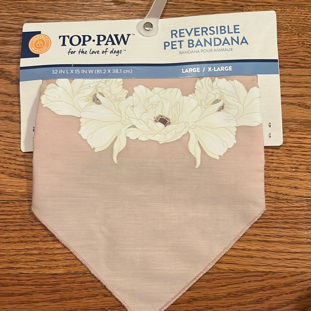 NWT “DOG OF HONOR” BANDANA. SZ. L/XL